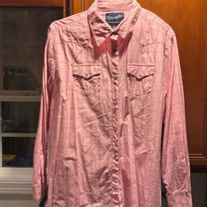 Tough enough to wear pink western shirt